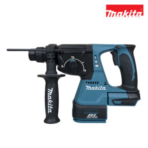 DHR242RTE สว่านโรตารี่ 3 ระบบ 18V BL SDS-PLUS 24 มม. พร้อมแท่นชาร์จและแบตเตอรี่